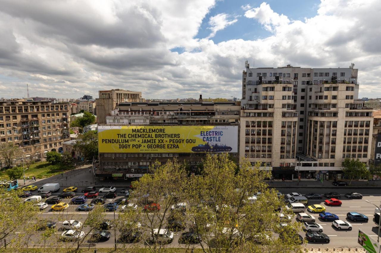 Metropole Apartments Panoramic Ateneum Bukarest Kültér fotó